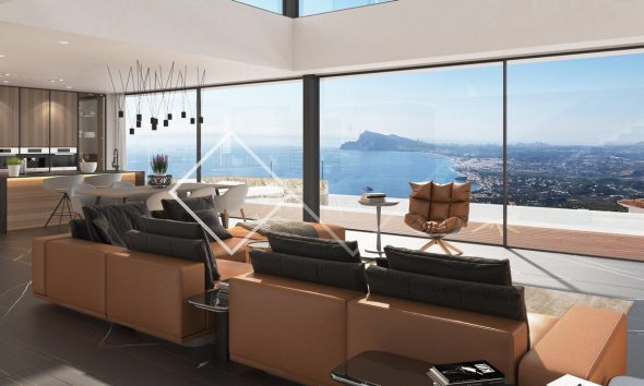 sea views - Luxurious sea view villa for sale in Altea, top quality