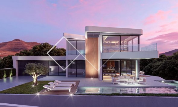 klare Linie - Moderne Villa zum Verkauf in Altea la Vella