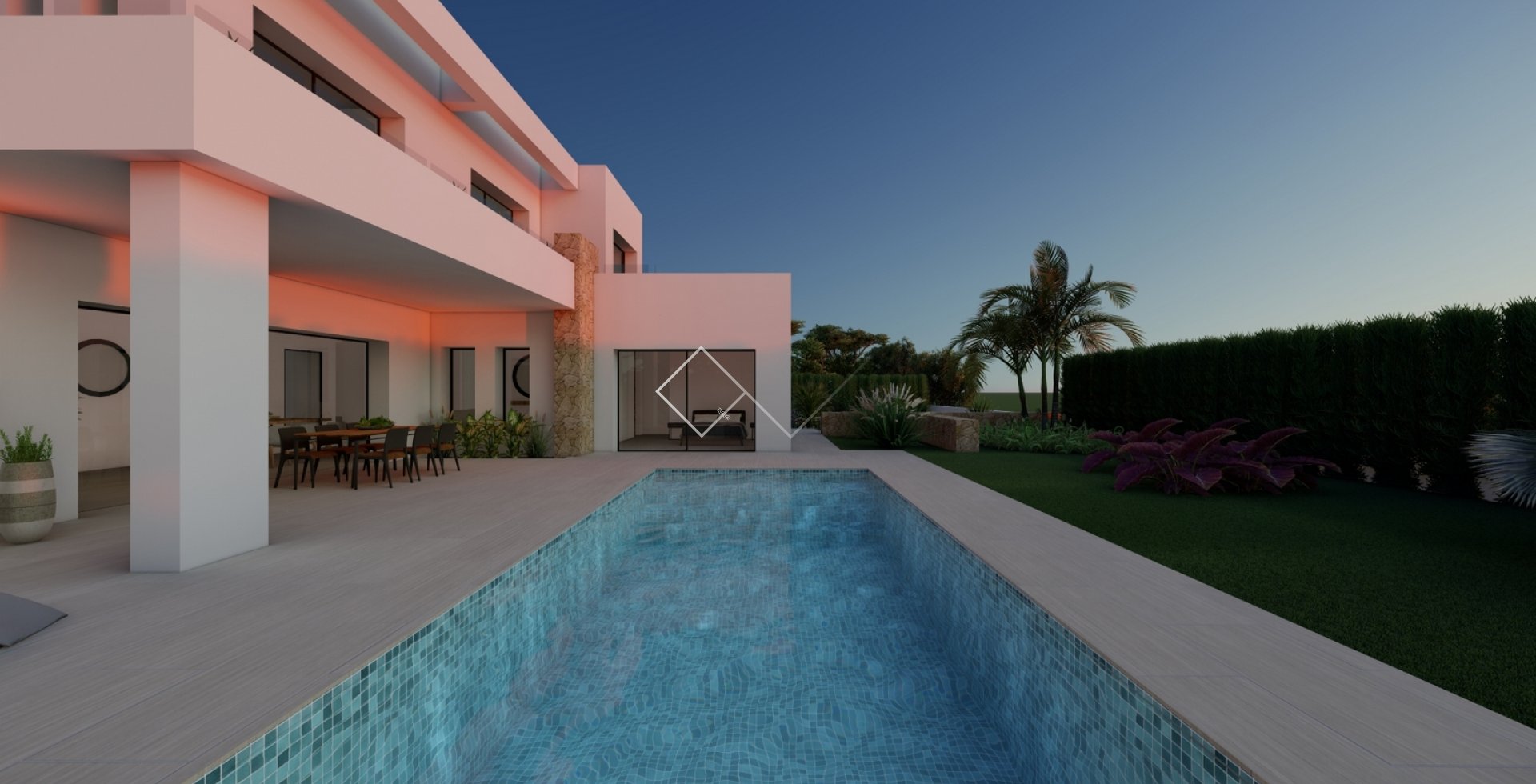 nueva construcción económica - Proyecto de villa moderna en venta en Calpe, Empedrola II