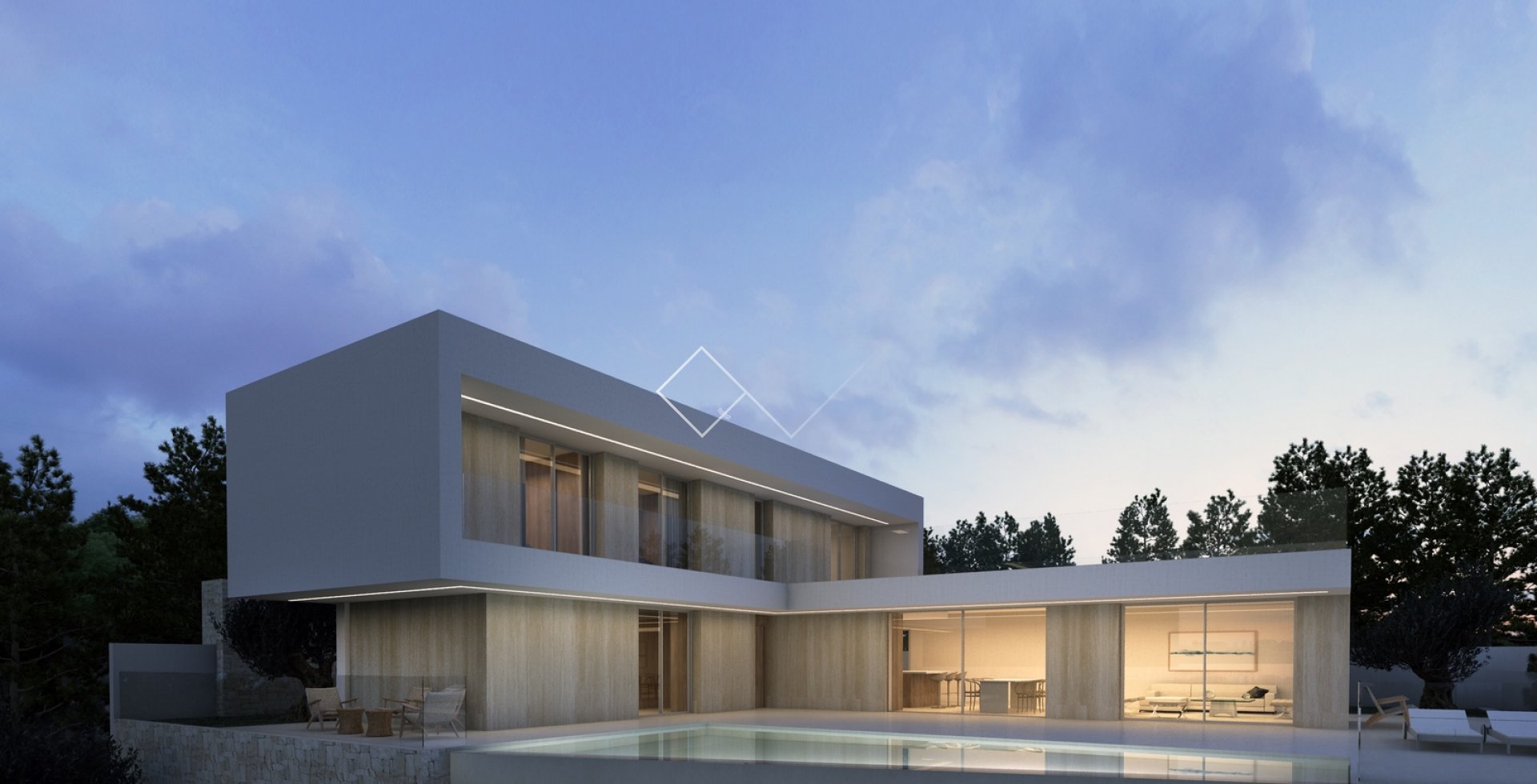 Proyecto con licencia para villa moderna en venta en Benissa, La Fustera