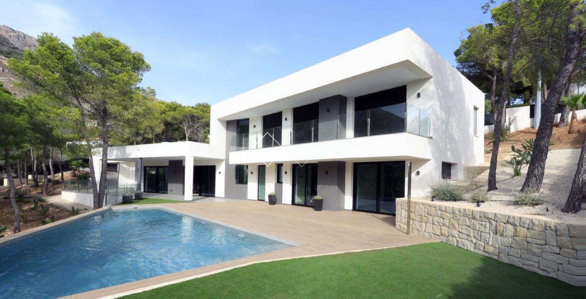 exterieur - Moderne villa de luxe te koop in Altea la Vella