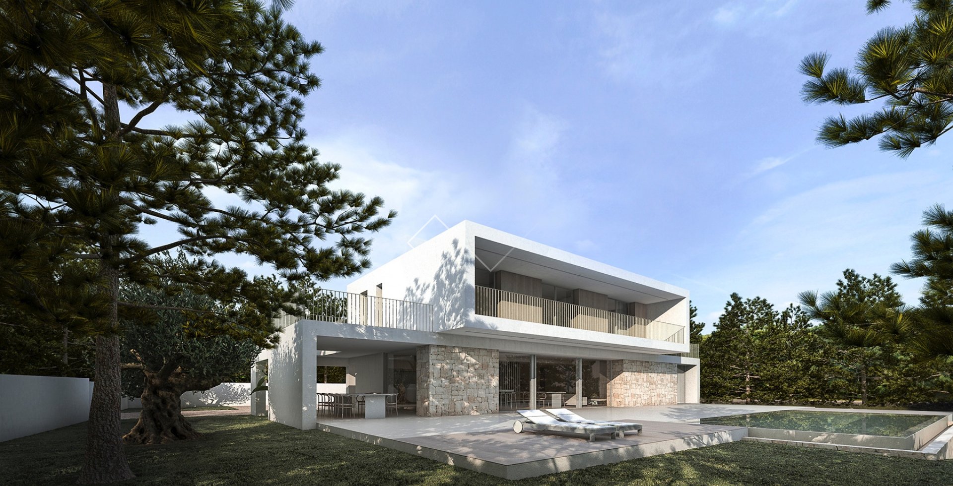 großes Grundstück - Moderne Neubauvilla in Calpe zu verkaufen