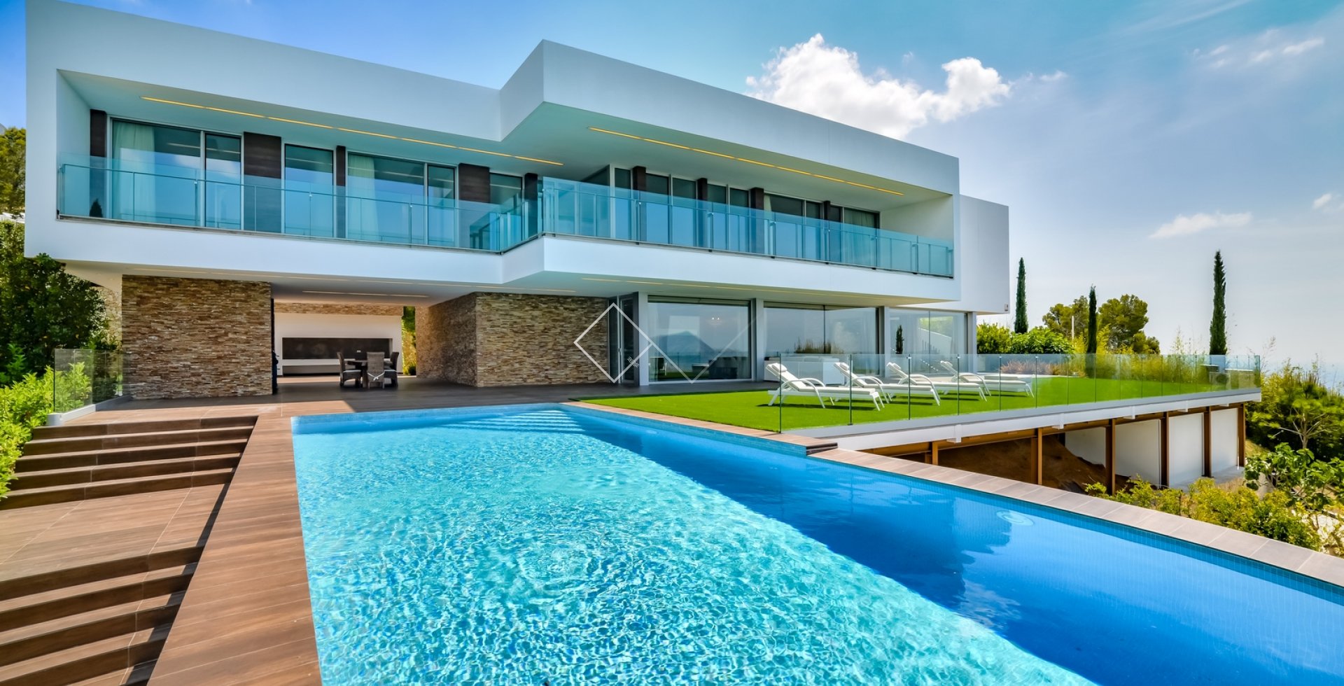 Luxuriöse Design-Villa mit freiem Meerblick in Altea Hills zu verkaufen