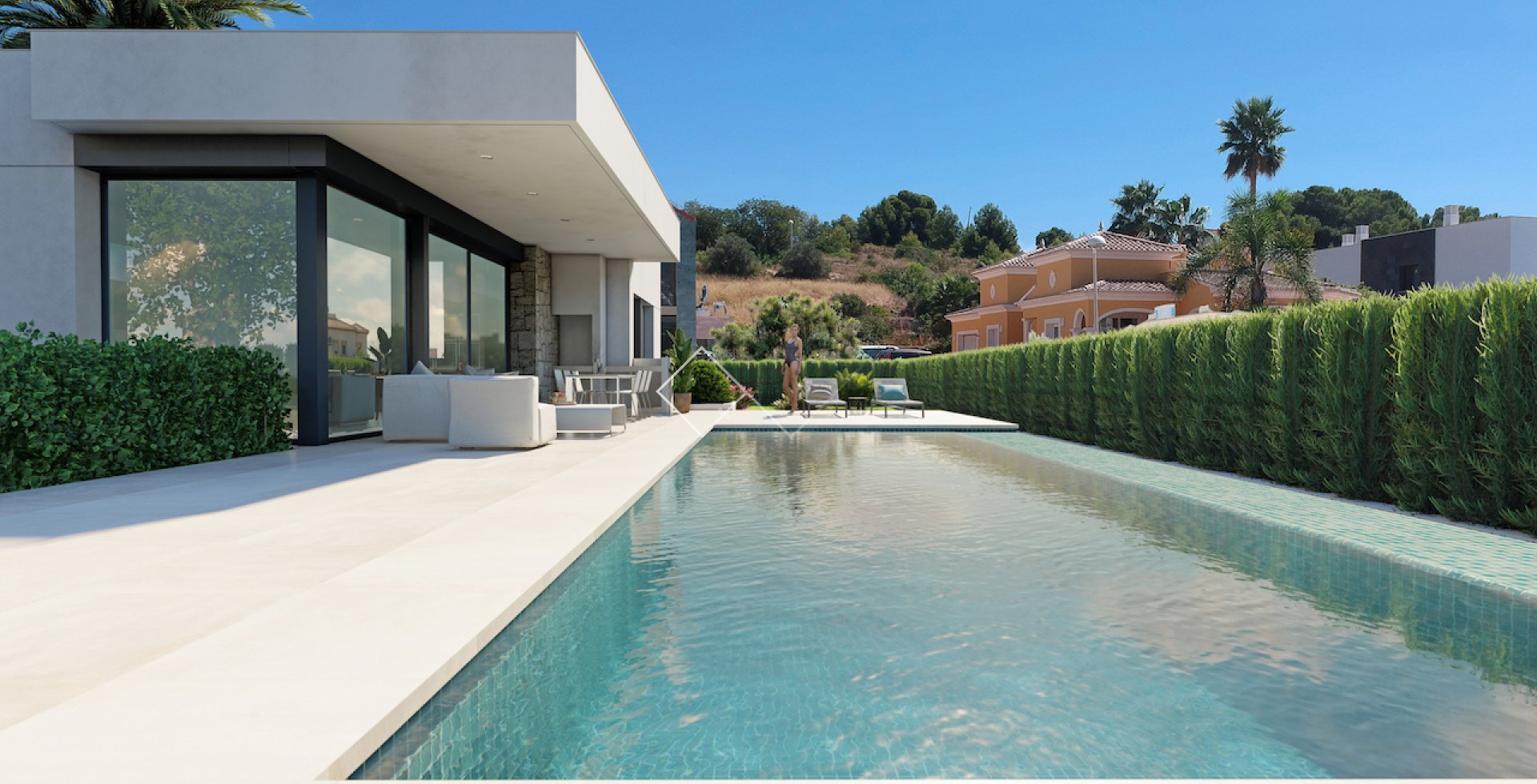 design moderne - Villa neuve à vendre à Calpe près de la ville