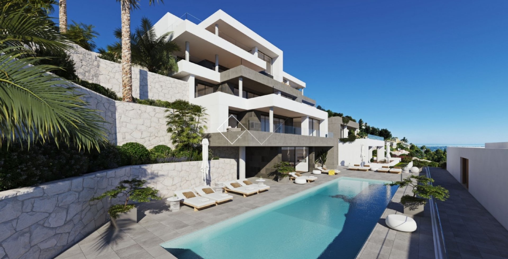 piscina comunitaria - Nueva construcción de lujosos apartamentos en La Sella Golf